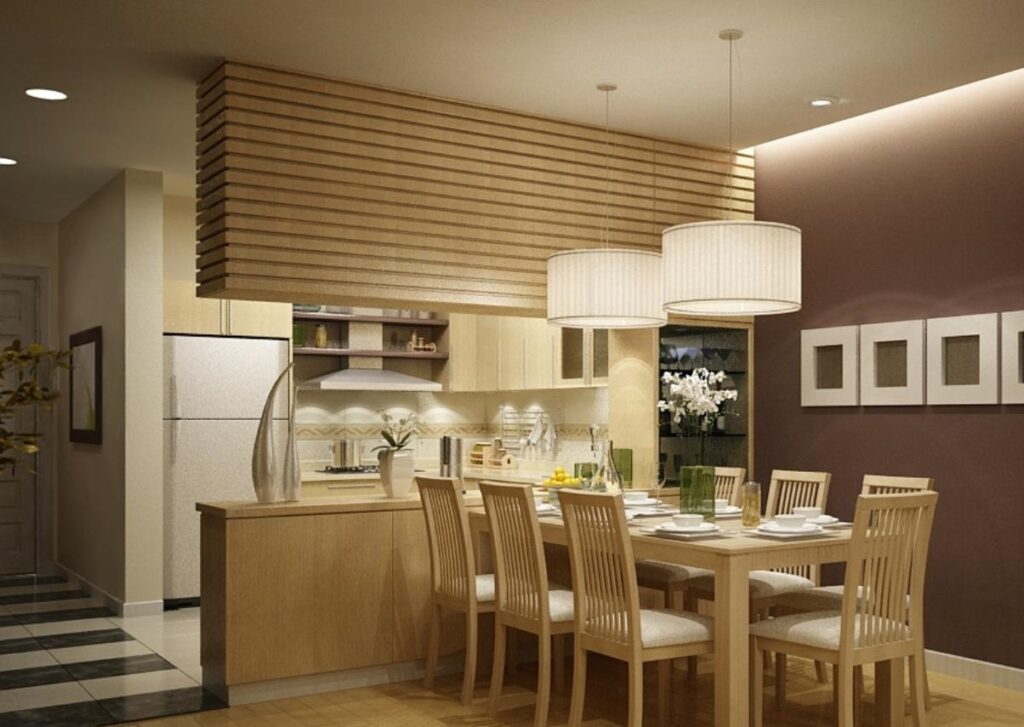 Lựa chọn đèn LED cho khu vực bàn ăn