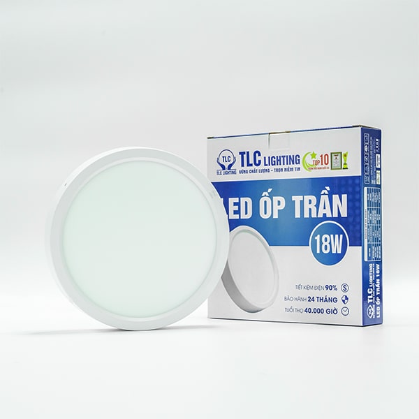 Đèn LED ốp trần (Ốp nổi) có cấu tạo ra sao?